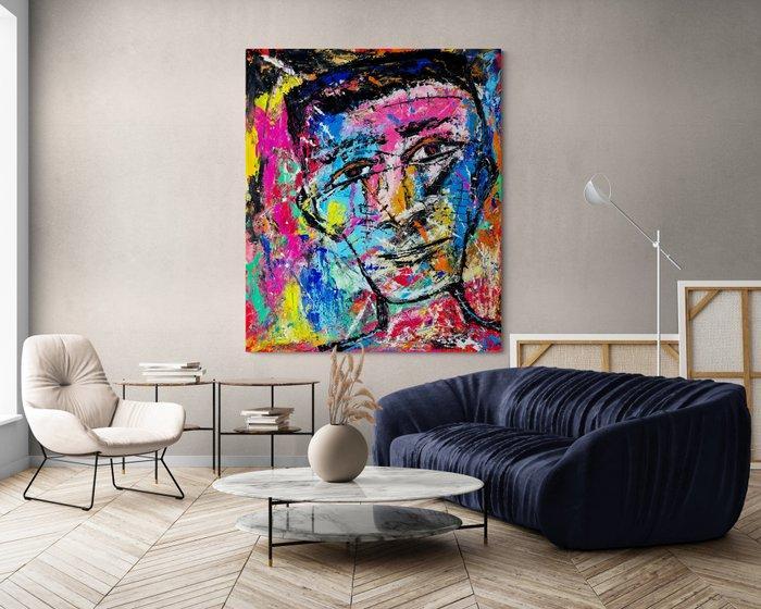 Jovan Srijemac (1962) - Frankenstein is looking for love -, Antiek en Kunst, Kunst | Schilderijen | Modern