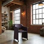 Leren eetkamerstoel Icon - Toledo Merlin (donkerpaars), Maison & Meubles, Ophalen of Verzenden