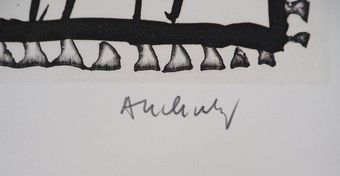 Pierre Alechinsky (1927) - Composition surréaliste aux, Antiquités & Art, Antiquités | Autres Antiquités