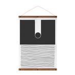 Posterhanger Hout Zwart 700 mm, Huis en Inrichting, Verzenden, Nieuw