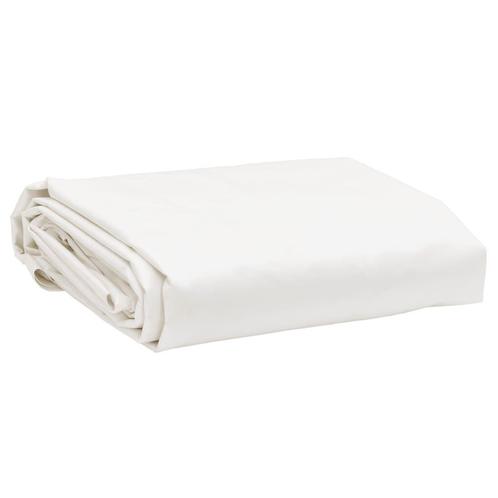vidaXL Dekzeil 650 g/m² 5x6 m wit, Doe-het-zelf en Bouw, Overige Doe-Het-Zelf en Bouw, Nieuw, Verzenden