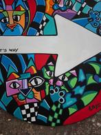 Elena Girardi - CATS WAY, Antiek en Kunst, Kunst | Schilderijen | Modern