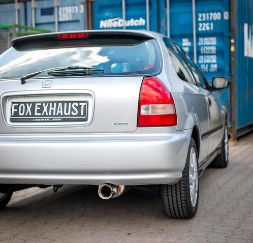 FOX Honda Civic 6 - EJ9 Hatchback Achterdemper - 1x90 Type 2, Auto-onderdelen, Uitlaatsystemen, Nieuw, Verzenden