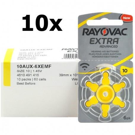 Rayovac Extra Advanced 10MF Hg 0% Gehoorapparaat batterij..., TV, Hi-fi & Vidéo, Batteries, Envoi