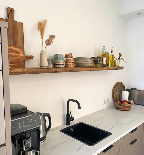 Oud eiken wandplank - Bestel online - Unieke wandplanken, Huis en Inrichting, Woonaccessoires | Wandplanken en Boekenplanken, Nieuw