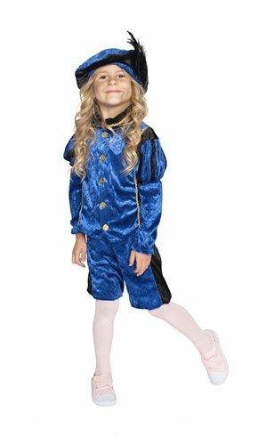 Pietenpak Kind Velours Blauw/Zwart, Hobby & Loisirs créatifs, Articles de fête, Envoi