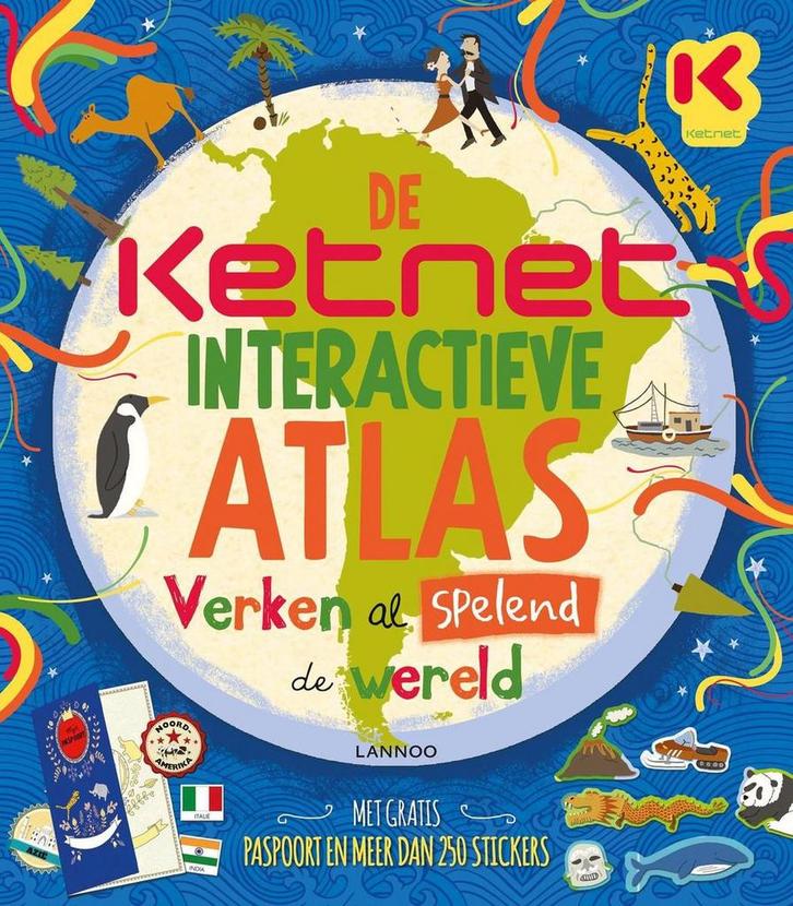 De Ketnet interactieve atlas / Ketnet 9789401418706, Boeken, Kinderboeken | Jeugd | 10 tot 12 jaar, Gelezen, Verzenden