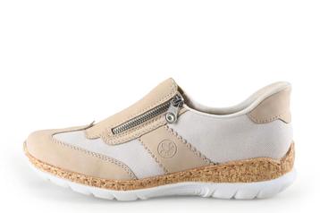 Rieker Slippers in maat 41 Beige | 5% extra korting beschikbaar voor biedingen