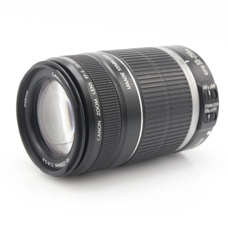 Canon EF-S 55-250mm F/4-5.6 IS | Tweedehands, Audio, Tv en Foto, Foto | Lenzen en Objectieven, Zo goed als nieuw, Verzenden