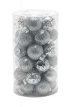 2dekans | Kerstballenset 50 stuks zilver Ø 5 cm – Stijlvolle, Diversen, Ophalen of Verzenden, Nieuw