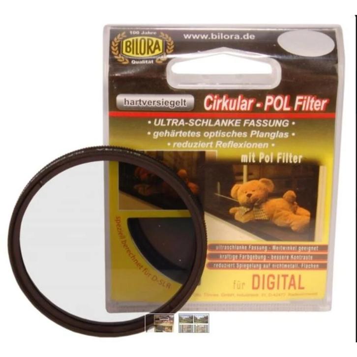 Bilora Cir-PL filter 58mm -NIEUW- nr. 0894, Audio, Tv en Foto, Foto | Filters, Nieuw, Overige merken, Ophalen of Verzenden