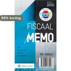 Fiscaal Memo januari 2016 9789013135107 Eikelboom & de Bondt, Verzenden, Gelezen, Eikelboom & de Bondt