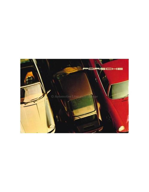 1976 PORSCHE 911 CARRERA / TURBO BROCHURE DUITS, Boeken, Auto's | Folders en Tijdschriften