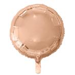 Helium Ballon Rond Rose Goud 46cm leeg, Hobby en Vrije tijd, Feestartikelen, Verzenden, Nieuw