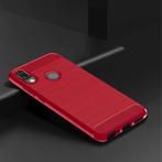 Xiaomi Redmi Note 8 Hoesje - Carbon Fiber Textuur Shockproof, Verzenden