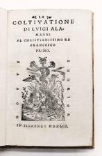 Alamanni - La Coltivatione - 1549, Antiek en Kunst