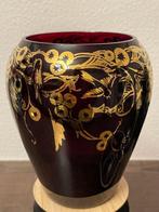 Emmy Seyfried, München - Vaas - Glas-in-lood - Art Deco vaas, Antiek en Kunst