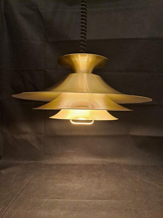 Jeka - Plafondlamp - Messing - Vintage plafondlamp, Antiek en Kunst, Antiek | Verlichting