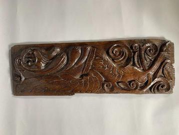 sculptuur, panneau en bas relief XVIIème siècle - 70 cm -