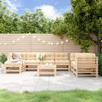 vidaXL 8-delige Loungeset massief grenenhout, Tuin en Terras, Verzenden, Nieuw, Loungeset