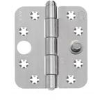 Smart SKG3 veiligheidsscharnier 89x79 mm AXA rvs, Doe-het-zelf en Bouw, Nieuw, Overige materialen, Klink of Kruk