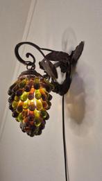 Wandlamp - Muranoglas - Messing wandlamp met Murano stijl