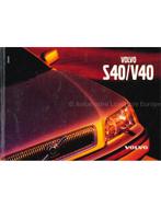 2000 VOLVO S40 | V40 INSTRUCTIEBOEKJE ENGELS