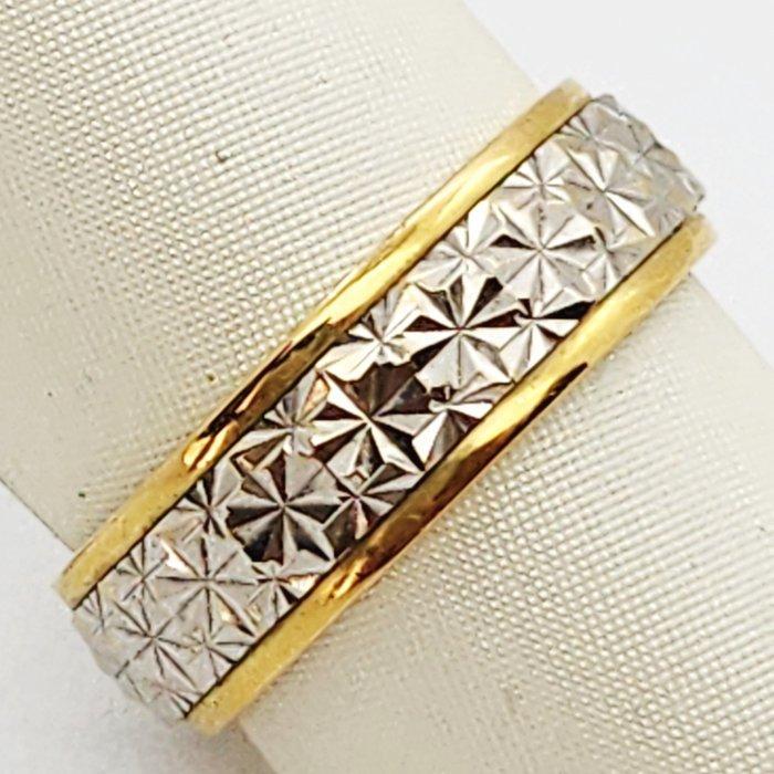 Other brand - Ring - 18 karaat Witgoud, Geel goud, Handtassen en Accessoires, Ringen