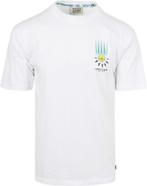 Scotch & Soda T-Shirt Artwork Wit maat Maat 52/54 (L) Heren, Vêtements | Hommes, T-shirts, Verzenden