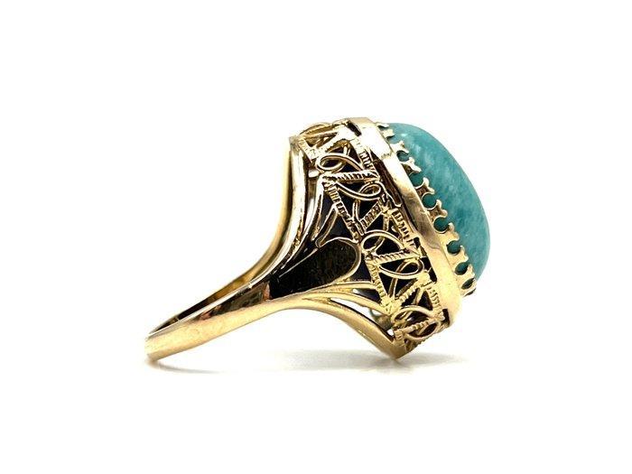 Ring - 18 karaat Geel goud, Handtassen en Accessoires, Ringen
