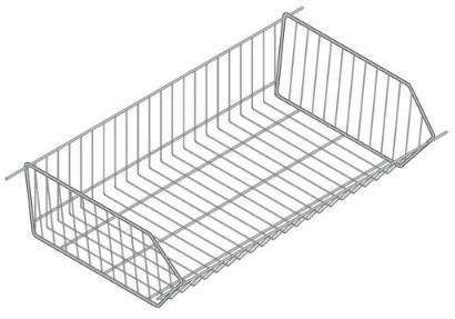 Draadmand 530x986x240 mm (LxBxH) glansverzinkt gebruikt, Zakelijke goederen, Kantoor en Winkelinrichting | Magazijn, Stelling en Opslag