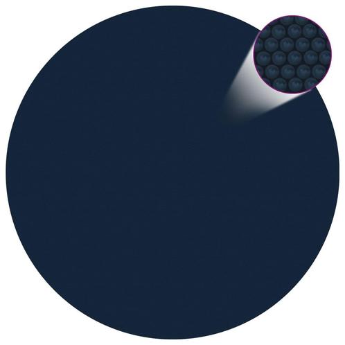 vidaXL Zwembadfolie solar drijvend 488 cm PE zwart en blauw, Jardin & Terrasse, Piscines, Envoi