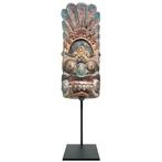 Deurpostversiering van de tempel - Ubud - Bali - Indonesië