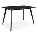 Petite table / bureau design 'MARIUS' noire - 120x80 cm