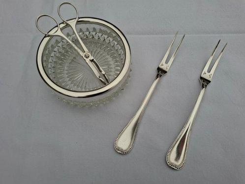 Christofle - Pot à sucre (4) - Plaqué(e) argent - Pot de, Antiek en Kunst, Antiek | Meubels | Tafels