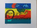 Corneille (1922-2010) - Vrouwenfiguur en dieren, Antiek en Kunst