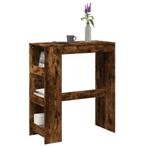 vidaXL Bartafel met rekken 90x40x103,5 cm bewerkt hout, Huis en Inrichting, Verzenden, Nieuw