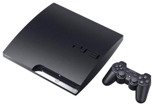 PlayStation 3 Slim 320GB-Zwart (PlayStation 3) Gebruikt, Games en Spelcomputers, Spelcomputers | Sony PlayStation 3, Ophalen of Verzenden
