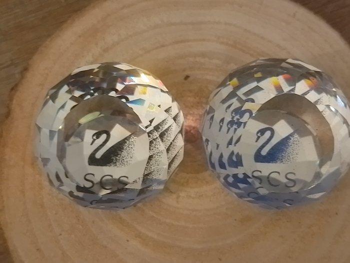 Swarovski - Beeldje - Paperweight (2) - Kristal, Antiquités & Art, Curiosités & Brocante