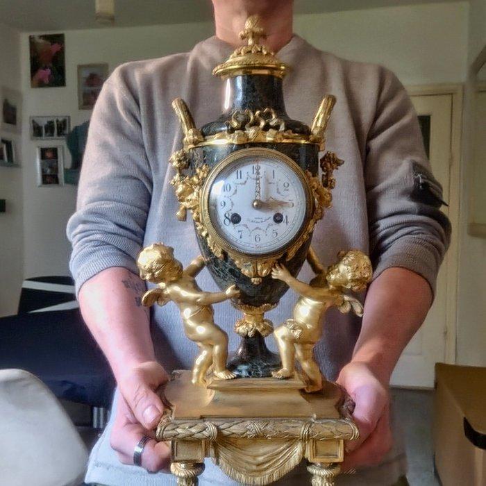 Horloge de buffet Louis XVI - Bronze doré - 1850-1900 -, Antiek en Kunst, Antiek | Klokken