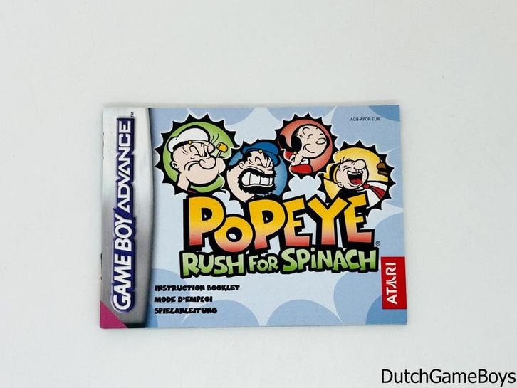 Gameboy Advance / GBA - Popeye - Rush For Spinach - EUR - Ma, Games en Spelcomputers, Games | Overige, Gebruikt, Verzenden