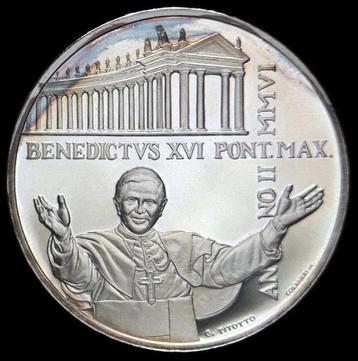 Vaticaan. 10 Euro 2006 Colonnato di San Pietro Proof, Postzegels en Munten