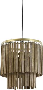 2dekans | Light & Living Hanglamp Gularo - Ø45x43 cm - Bruin, Huis en Inrichting, Ophalen of Verzenden, Nieuw