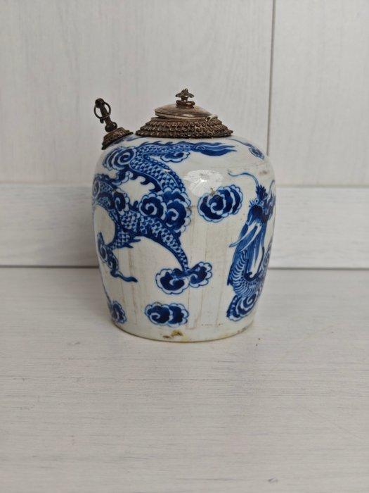 Vaas - Porselein - Vietnam - Waterpijp, Antiek en Kunst, Antiek | Overige Antiek