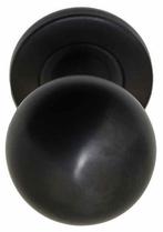Voordeurknop BASIC LB501V Vast op Rozet PVD Gunmetal, Ophalen of Verzenden, Nieuw