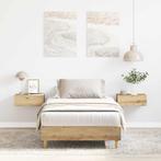 vidaXL Bedframe zonder matras 100x200 cm spaanplaat, Verzenden, Nieuw