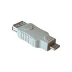USB Adapter - Micro USB-A male naar USB-A female - Beige -, Informatique & Logiciels, Pc & Câble réseau