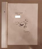 Franquin - 1 Original drawing - Spirou et Fantasio - Dessin, Livres