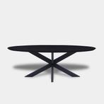 Tafel Ovaal Eikenhout - Matrix - Donker Eiken, Huis en Inrichting, Tafels | Eettafels, Nieuw
