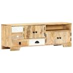 vidaXL Tv-meubel 120x30x40 cm massief mangohout, Verzenden, Nieuw